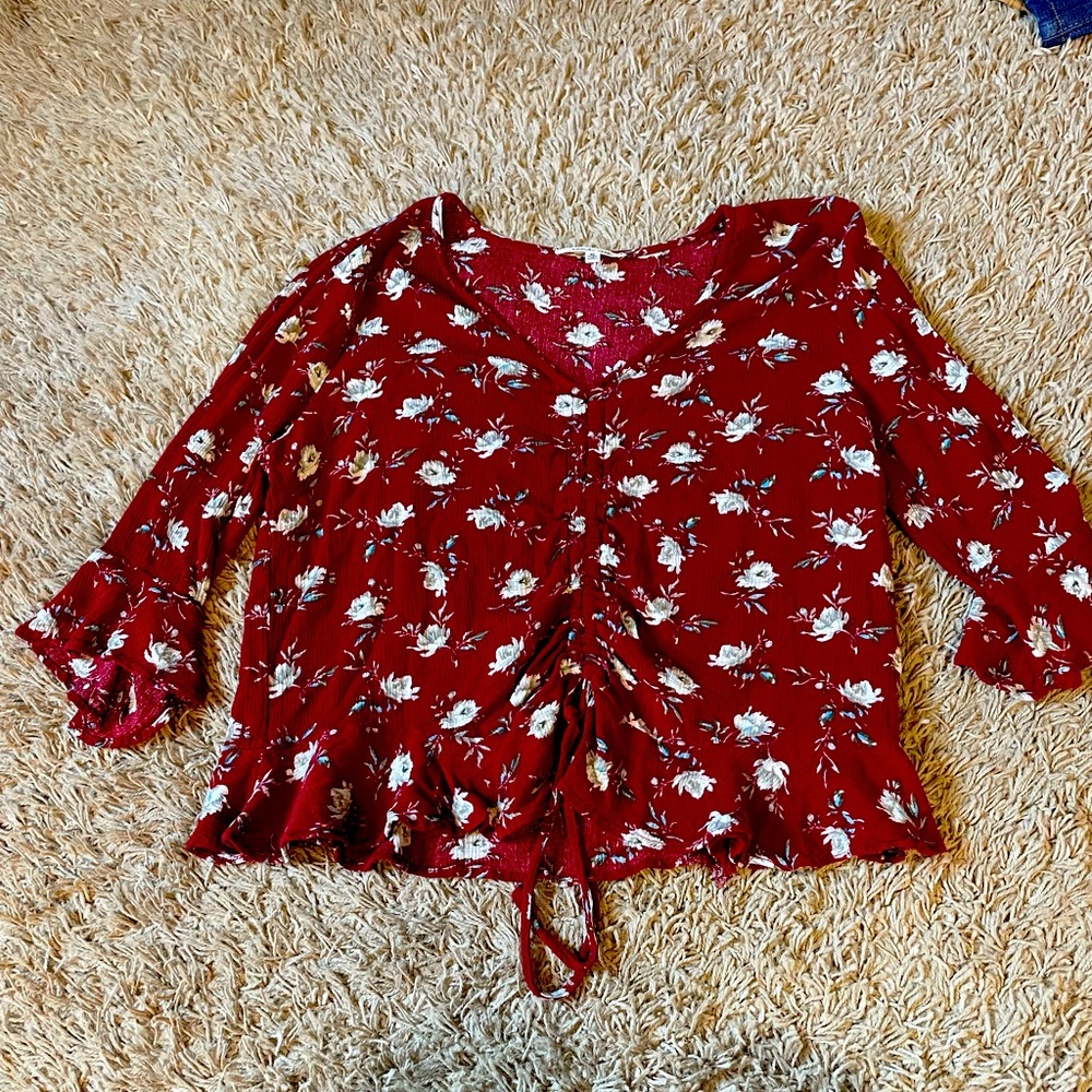 Flowy crop top